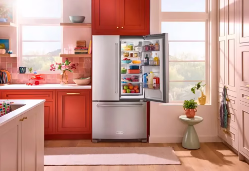 KitchenAid - 20 Cu. Ft. French Door Refrigerator - Image 9