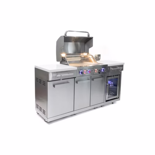 Mont Alpi MA-957FCRS Propane Natural Gas 5-Burner Compact Outdoor Kitchen - Image 5