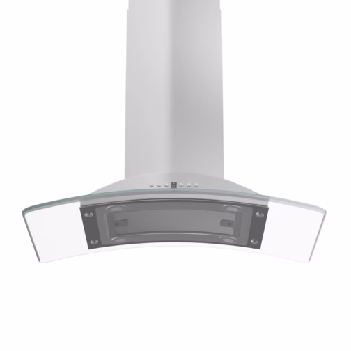 ZLINE 30 in. Convertible Vent Isl& Mount Range Hood in Stainless Steel & Glass (GL9i-30) - Image 5