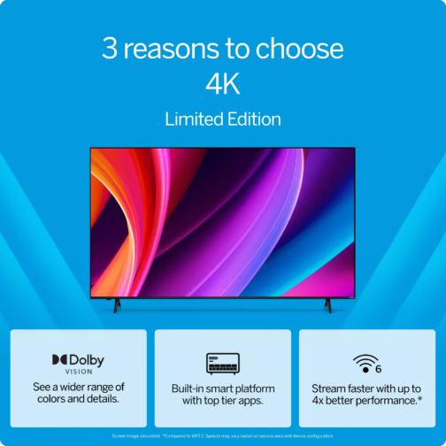 VIZIO 50" Class 4K LED HDR Limited Edition Smart TV (NEW) V4K50S-0809 - Image 7