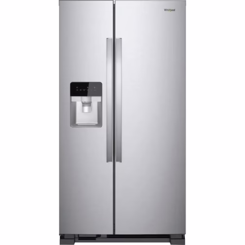 Whirlpool - 21.4 Cu. Ft. Side-by-Side Refrigerator - Monochromatic Stainless Steel - Image 2