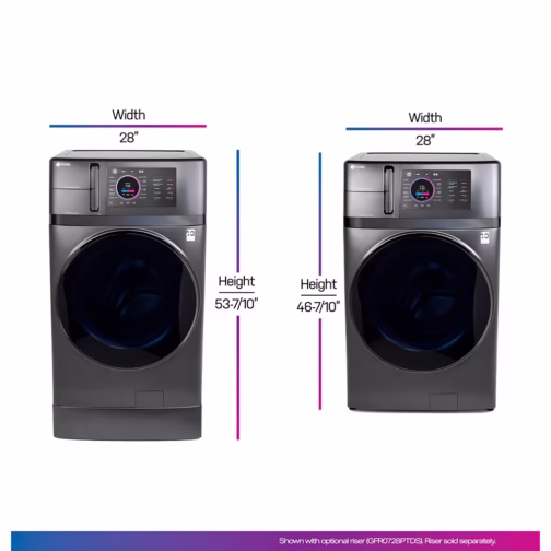 GE Profile All-in-One Combo Energy Star Washer/Electric Dryer PFQ97HSPVDS - Image 4