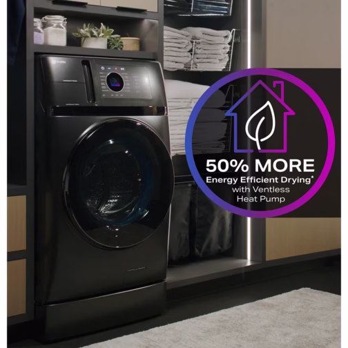 GE Profile All-in-One Combo Energy Star Washer/Electric Dryer PFQ97HSPVDS - Image 6