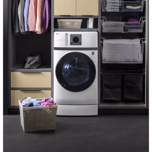 GE Profile Energy Star 4.6 Cu. Ft. Combo Washer/Dryer PFQ83HSSWWW - Image 5