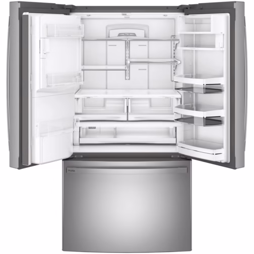 GE® 36 in. 27.7 Cu. Ft. Stainless Steel French Door Refrigerator - Image 4