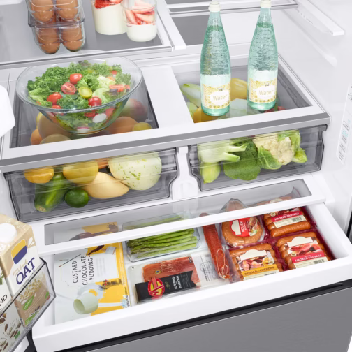 Samsung 31 cu. ft. 3-Door French Door Refrigerator  RF32CG5400SRAA - Image 7
