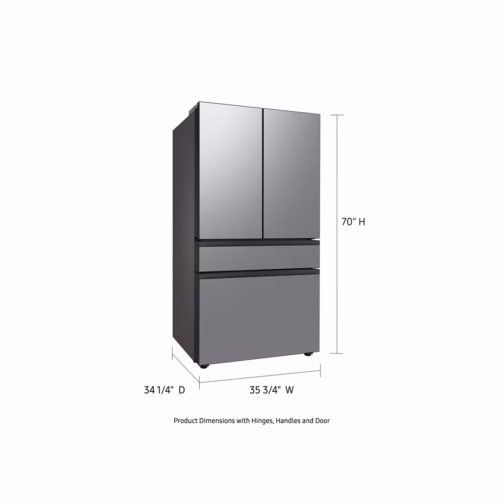 Samsung Bespoke 4-Door French Door Refrigerator (29 cu. ft.)  RF29BB8600QLAA - Image 11